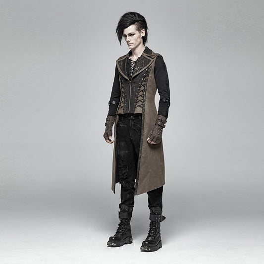 Stay Here Waistcoat Bruin