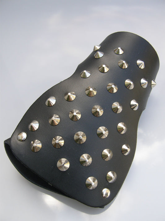 Conical Studded Leather Gauntlet