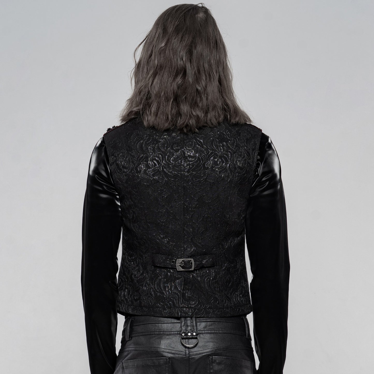 Constant Waistcoat Zwart/Rood