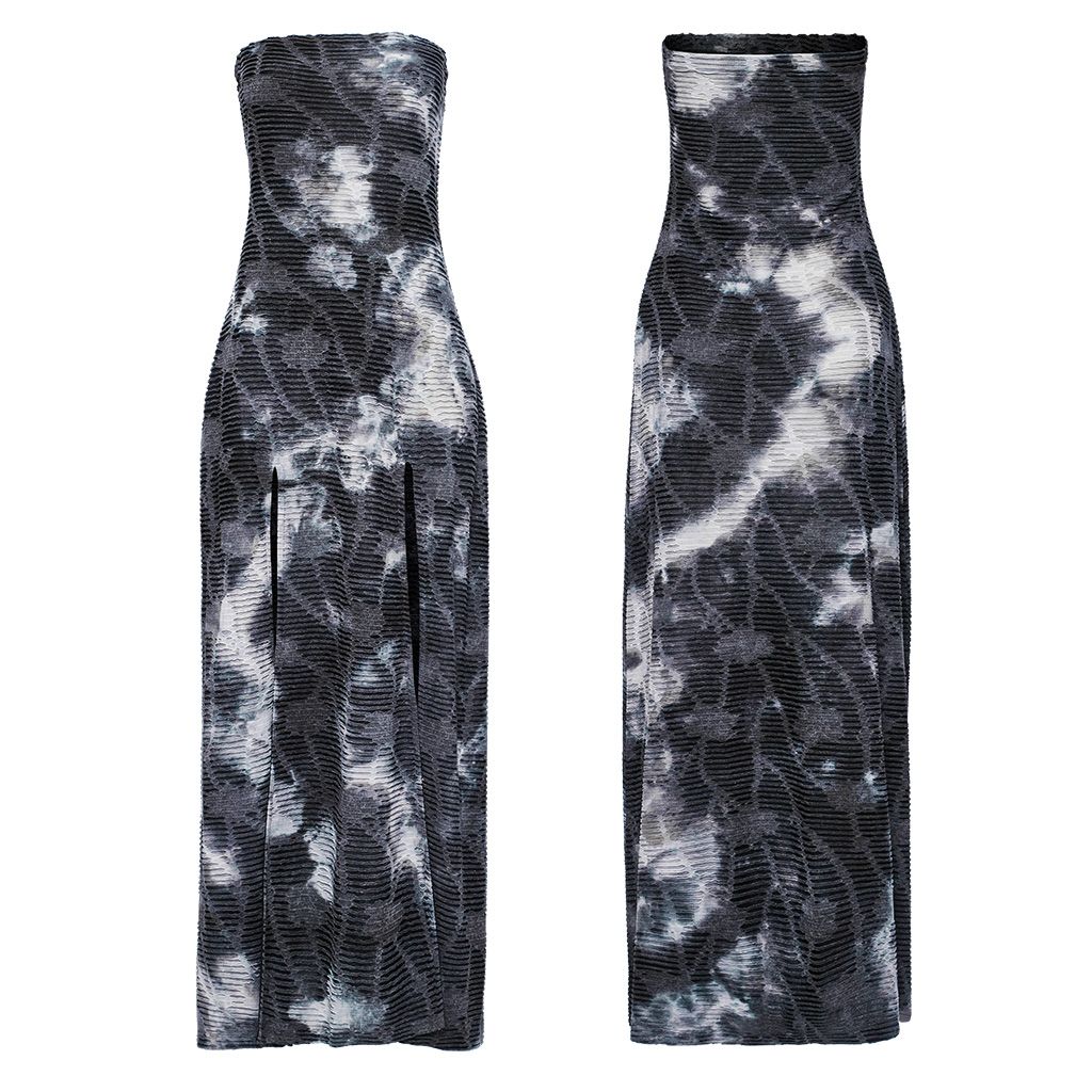 Yes I Do Dress Zwart - Grijs