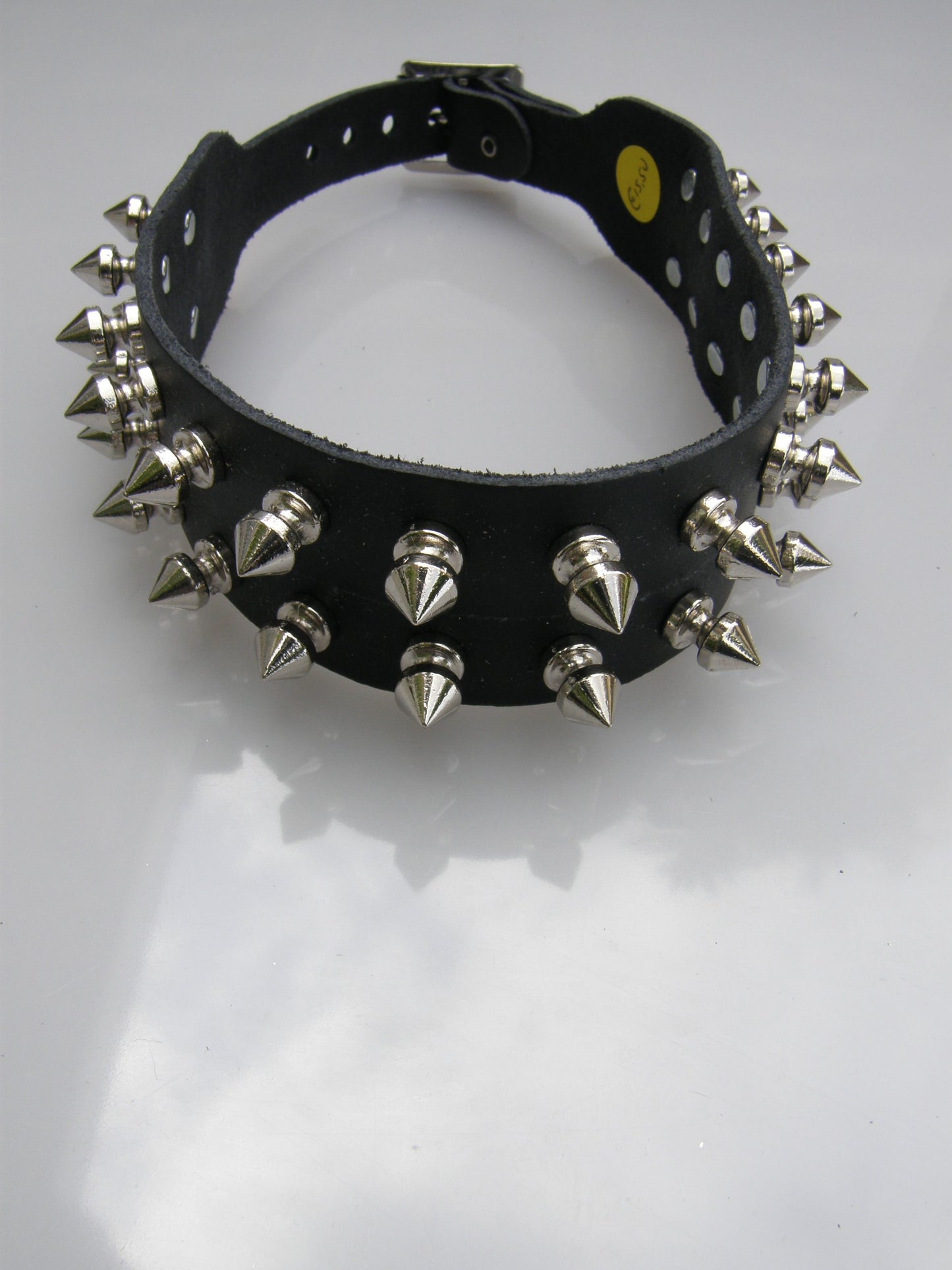 Halsband 2 Row Screw Spikes