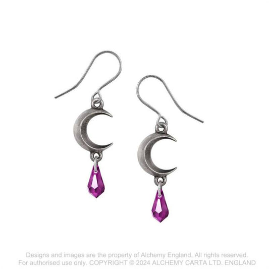 Tears of the Moon Oorbellen Amethist