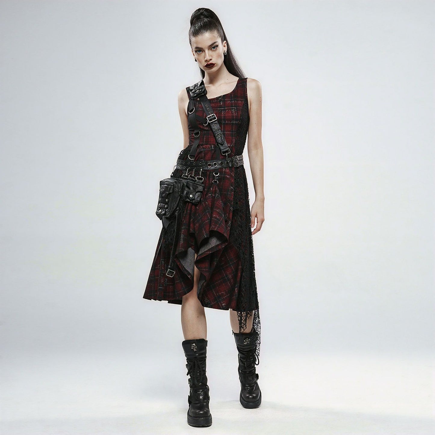 You'll Go Far Dress Red/Black