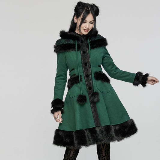 Pyon Pyon Dolly Jas Groen - Zwart