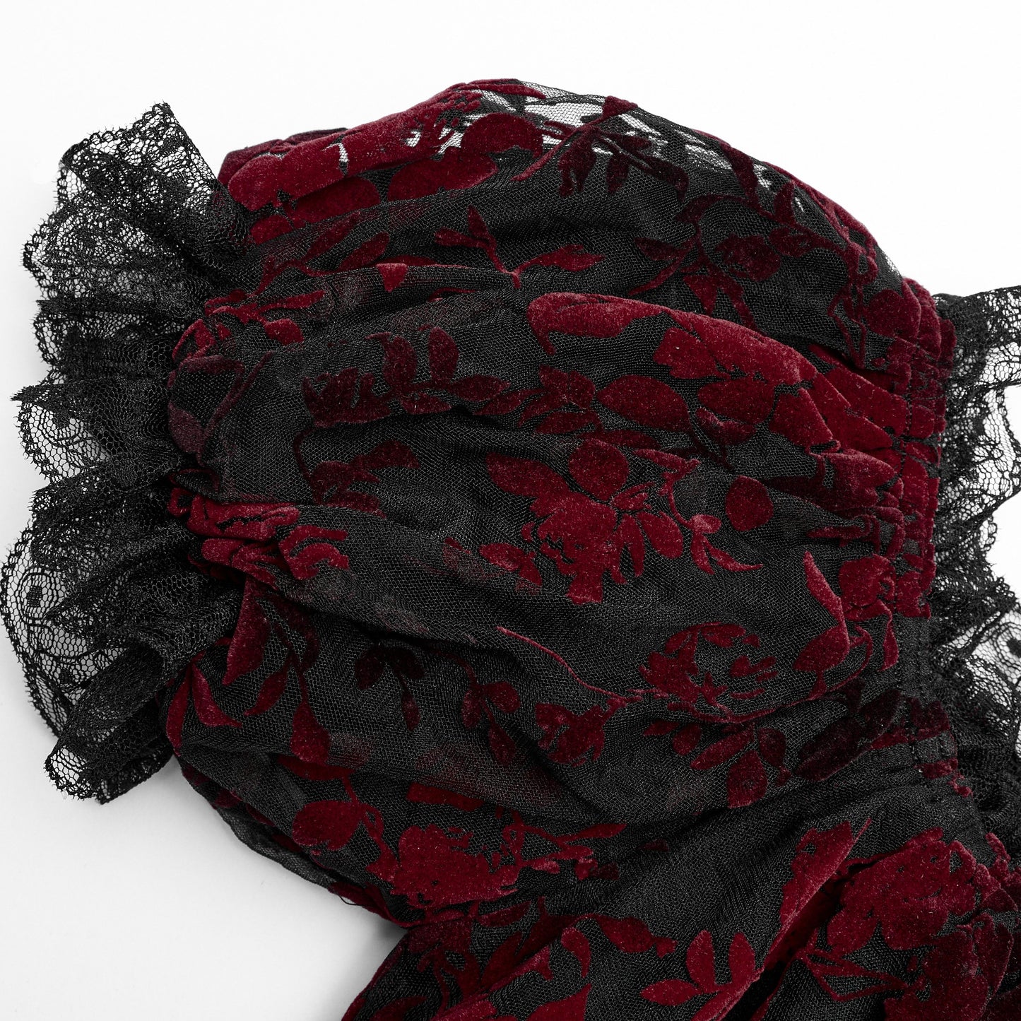 Full of Hope Top Zwart - Rood