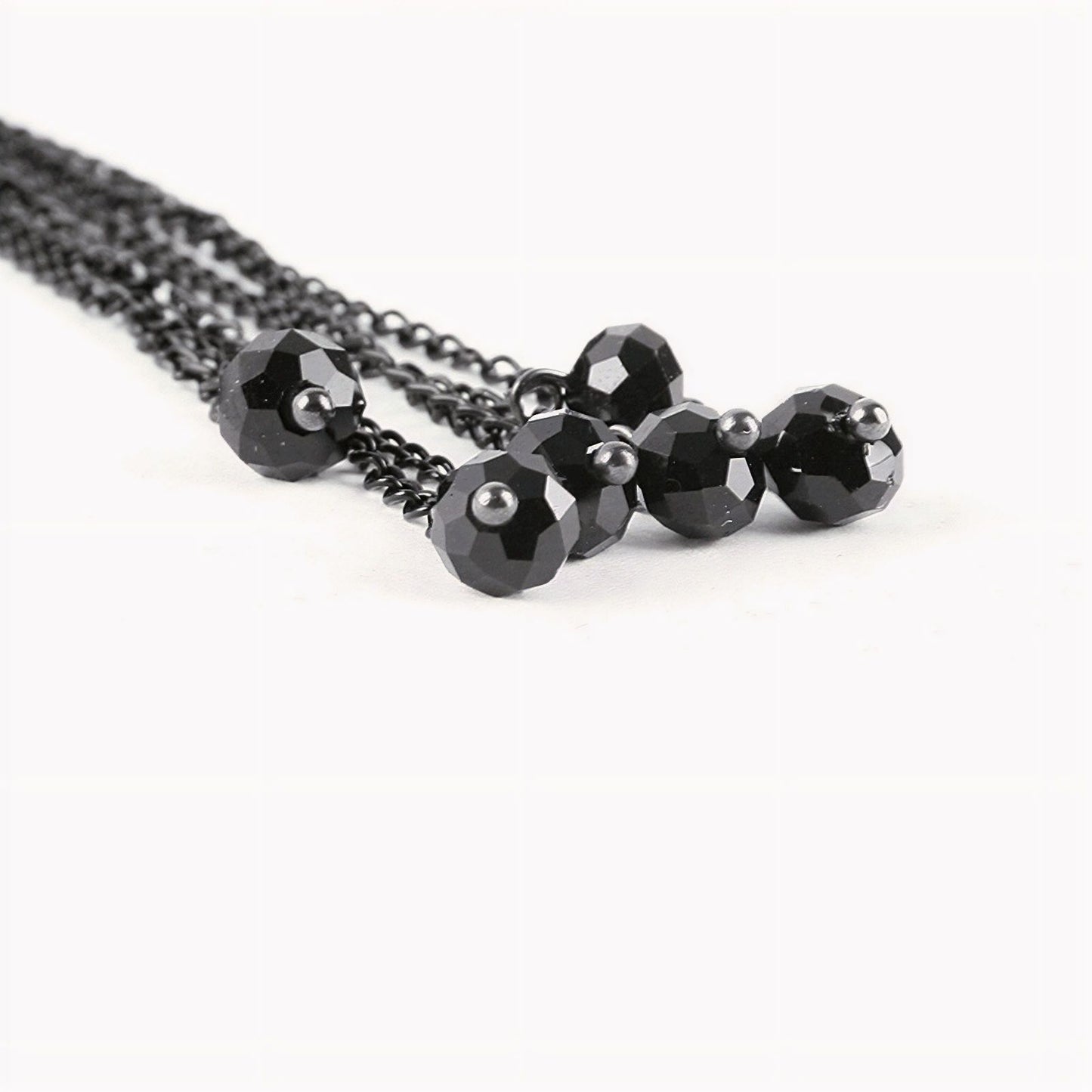 Punk Rave Black Roses Collier
