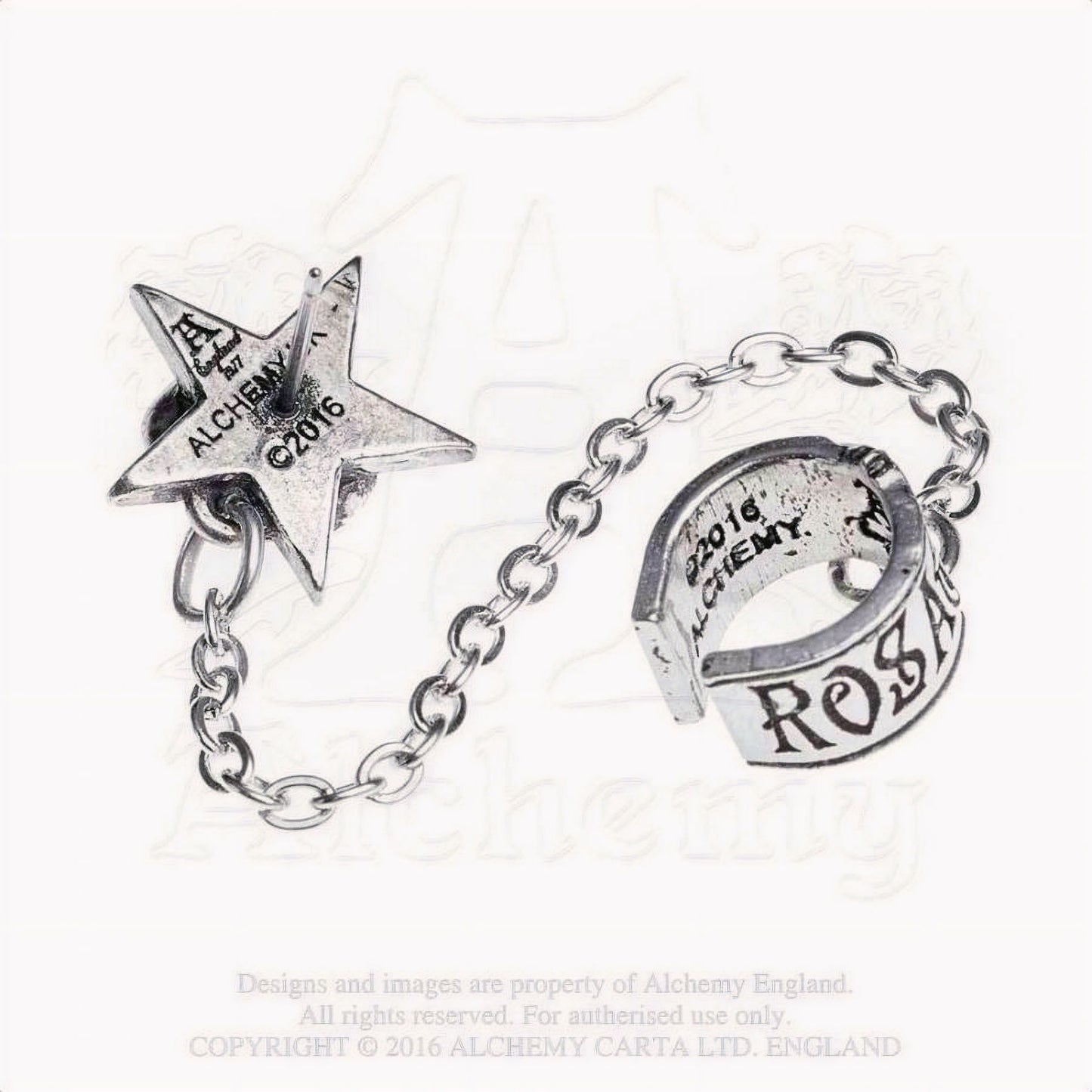 Rosa Nocta Cuff Oorsteker