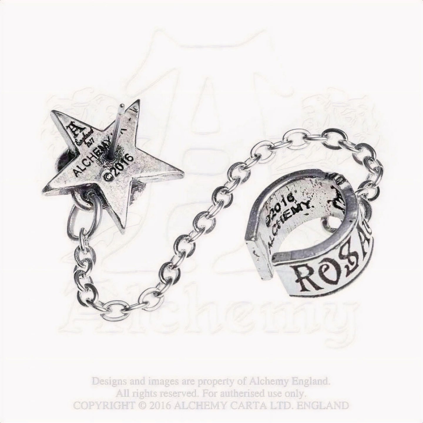 Rosa Nocta Cuff Oorsteker