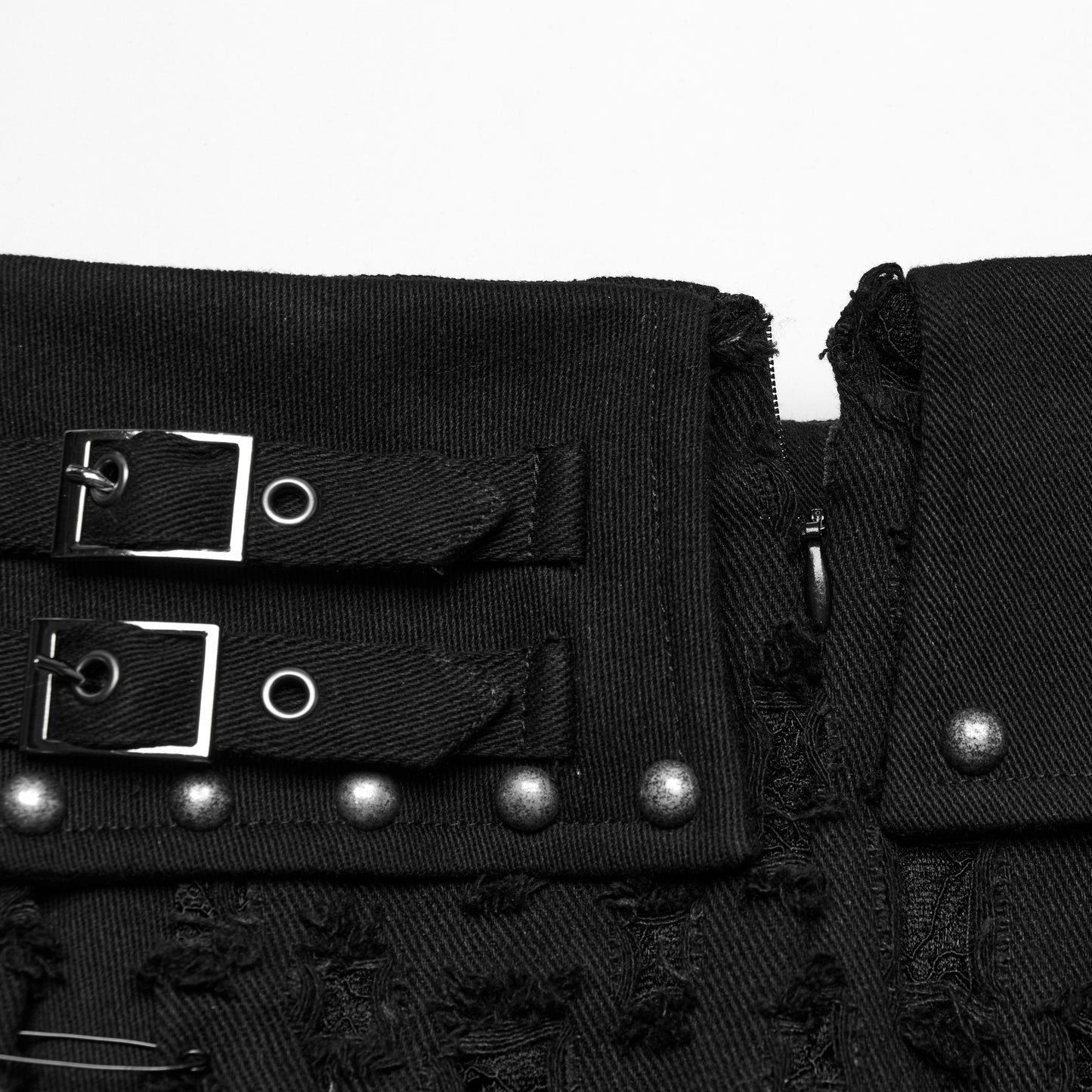 Punk Rave Nowhere To Run Mini Skirt