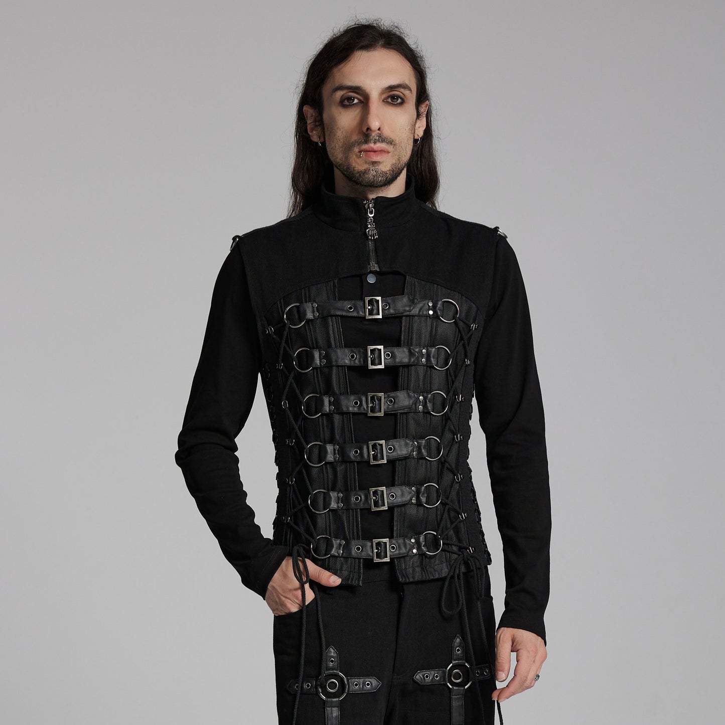Punk Rave Face The Truth Vest