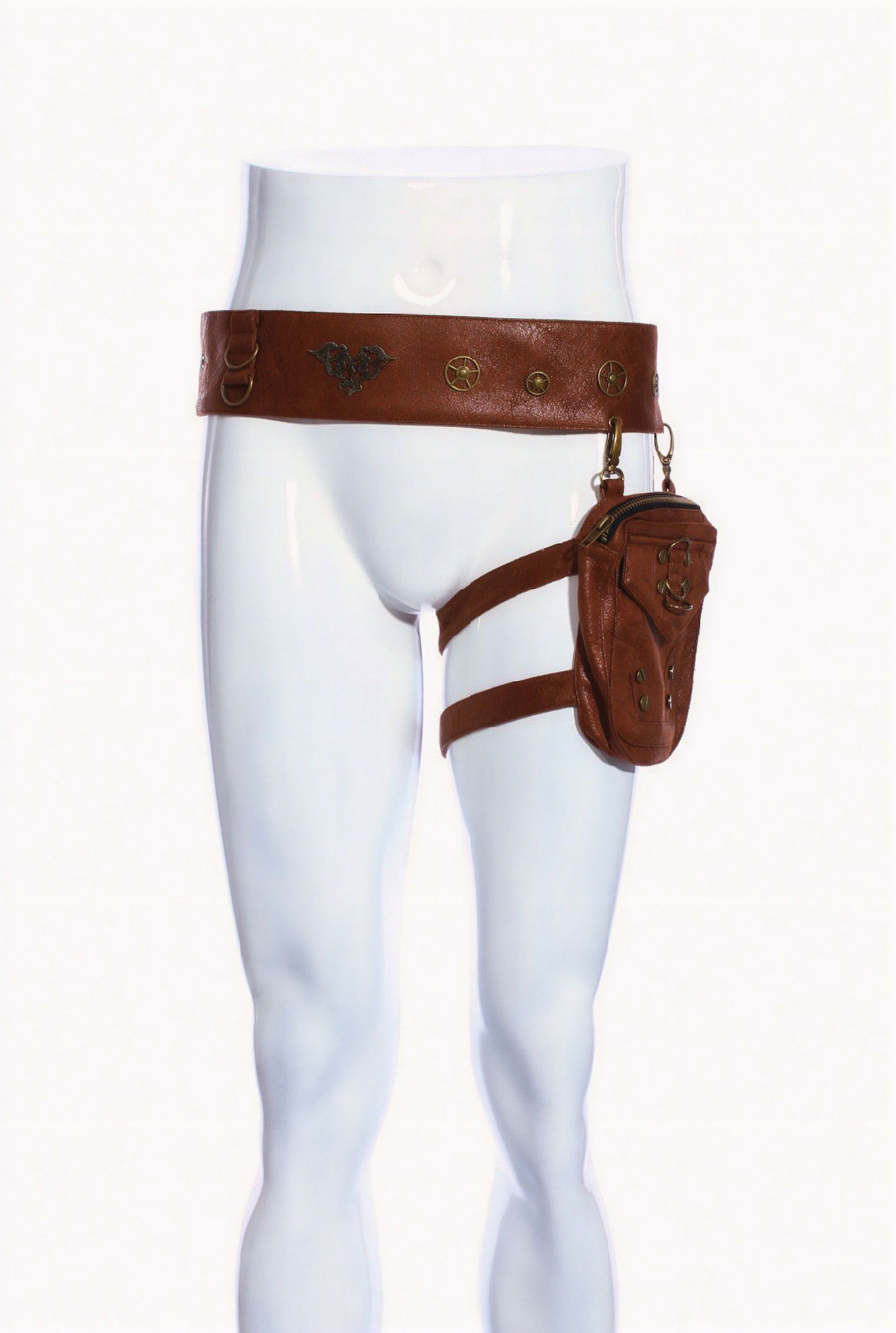 Steampunk Men's Pocket Belt SPM035