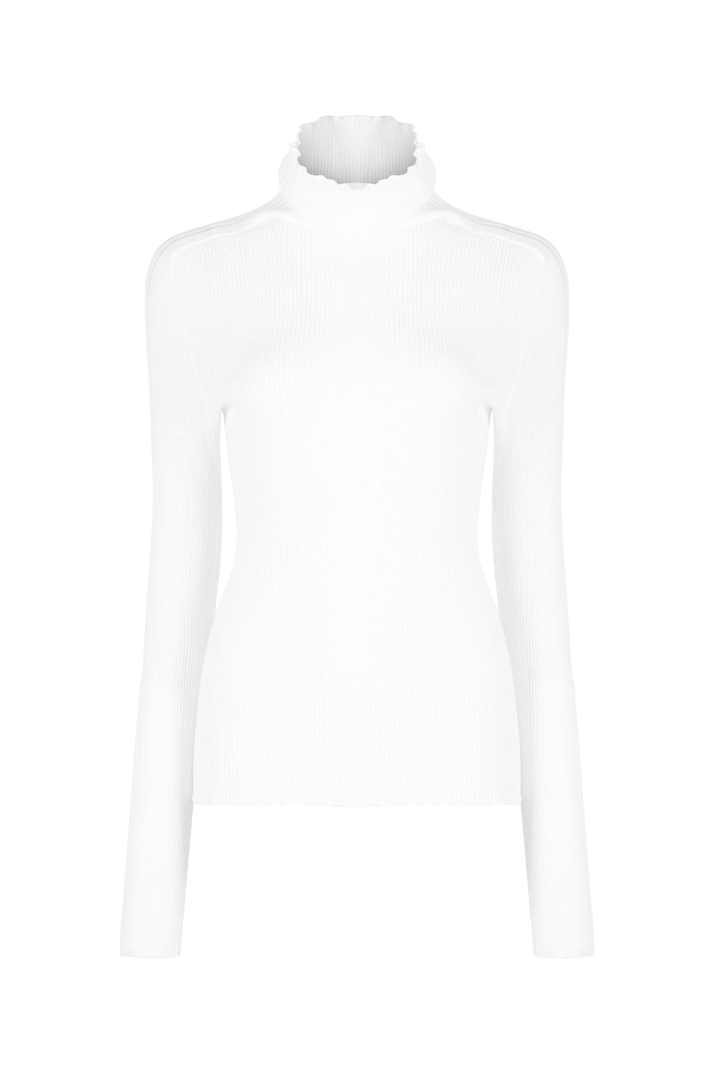 Distance Long Sleeve Top Wit