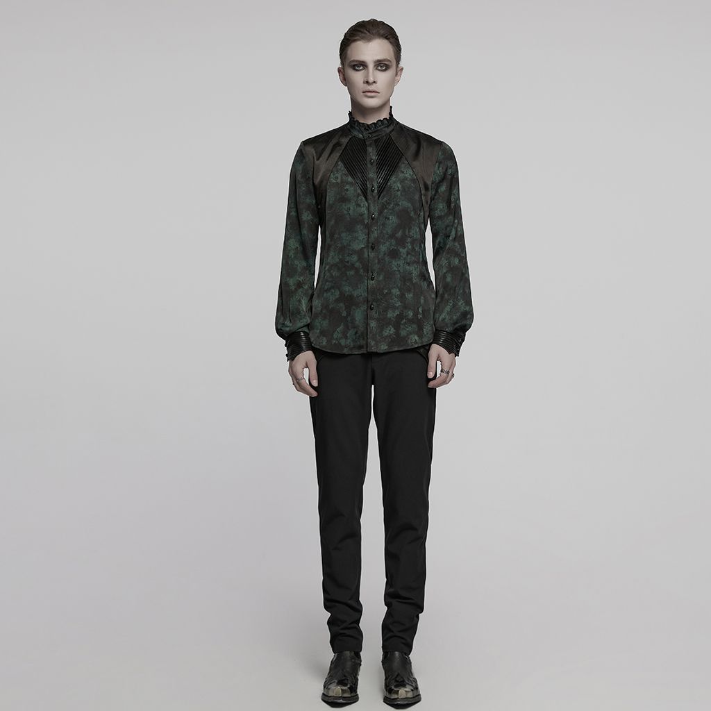 Punk Rave On My Way Shirt Zwart - Groen