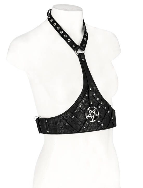 Pentagram Waist Belt with Collar
