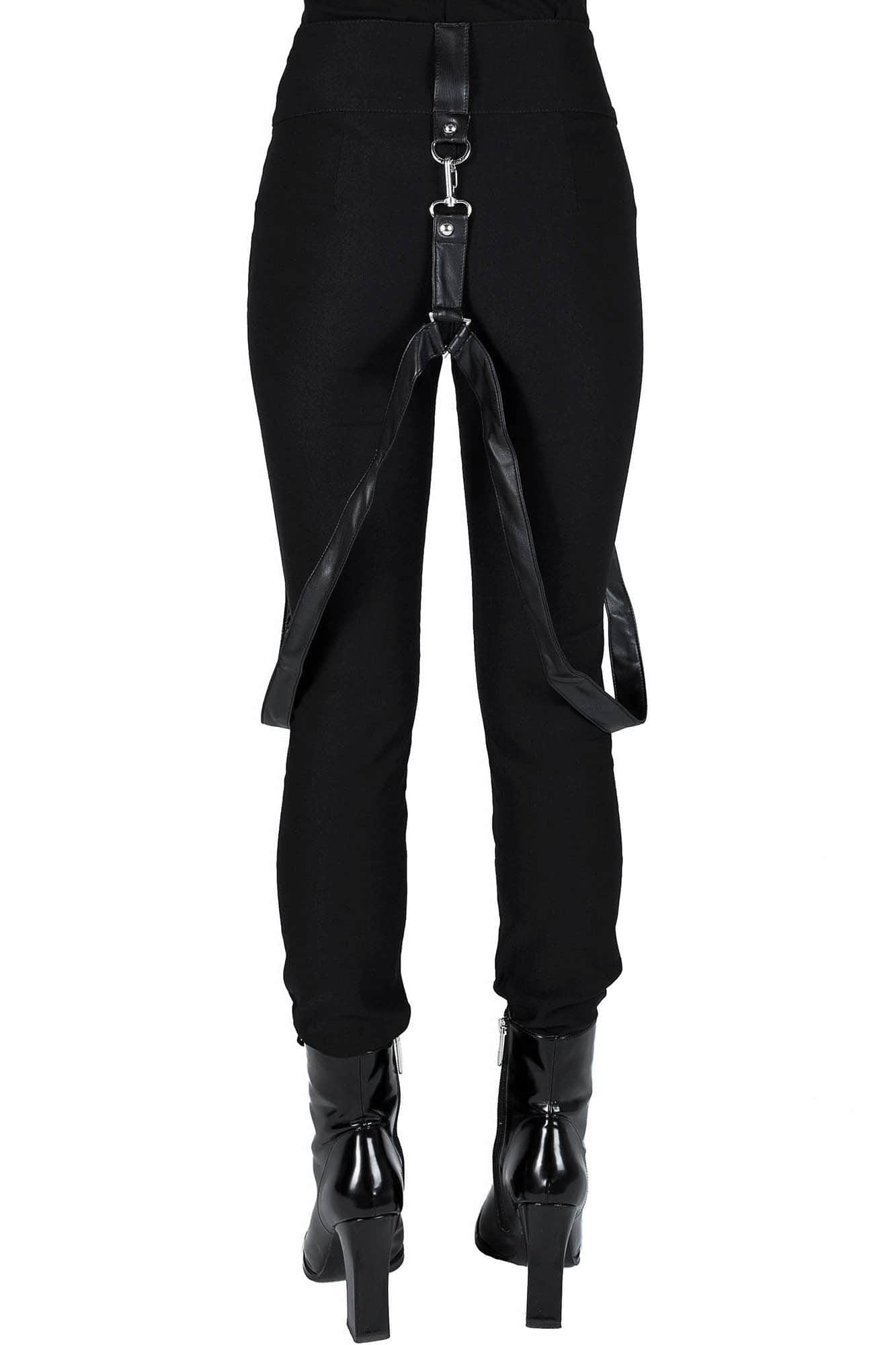 Killstar Shadow Stripe Pants Black