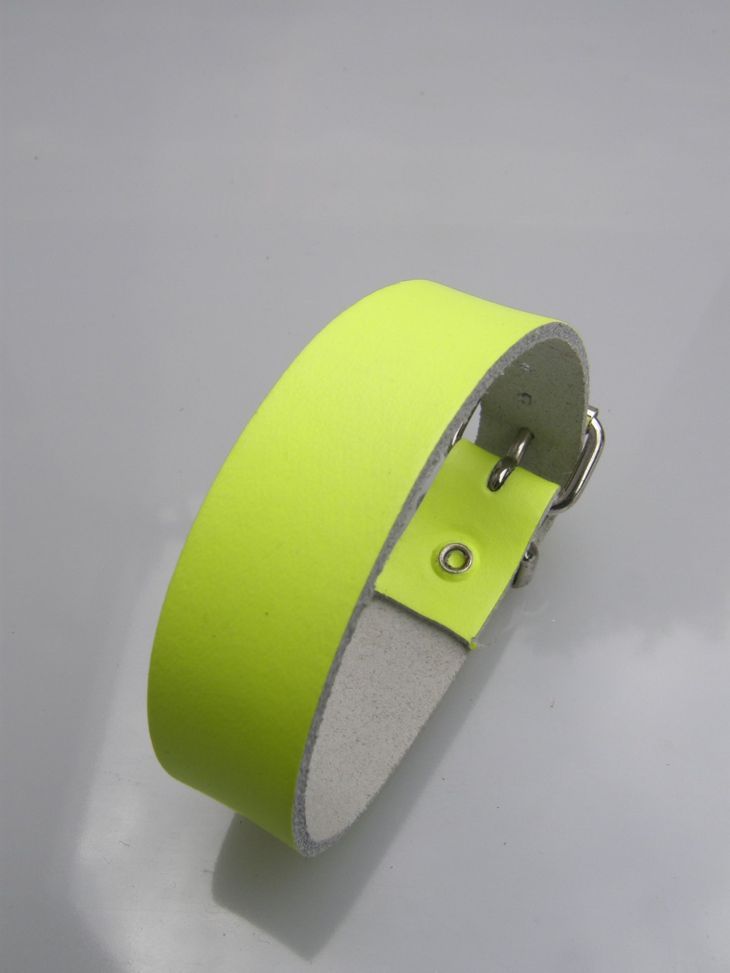 Wristband 13 mm Plain Neon Yellow