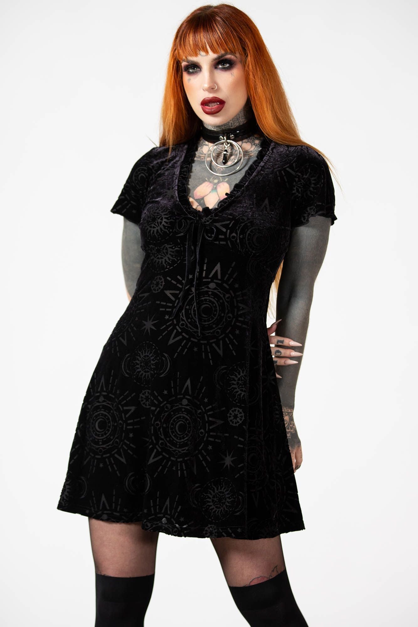 Killstar Spiritual Chant Burnout Dress