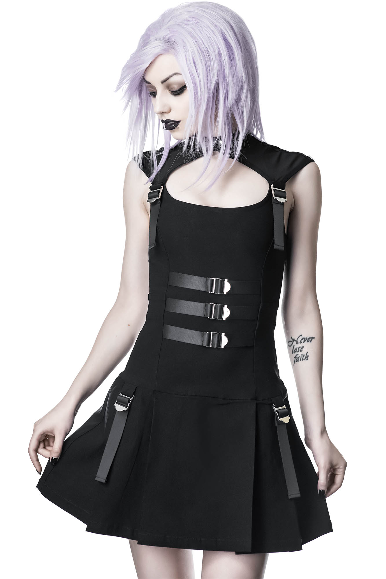 Killstar Amplified Skater Dress