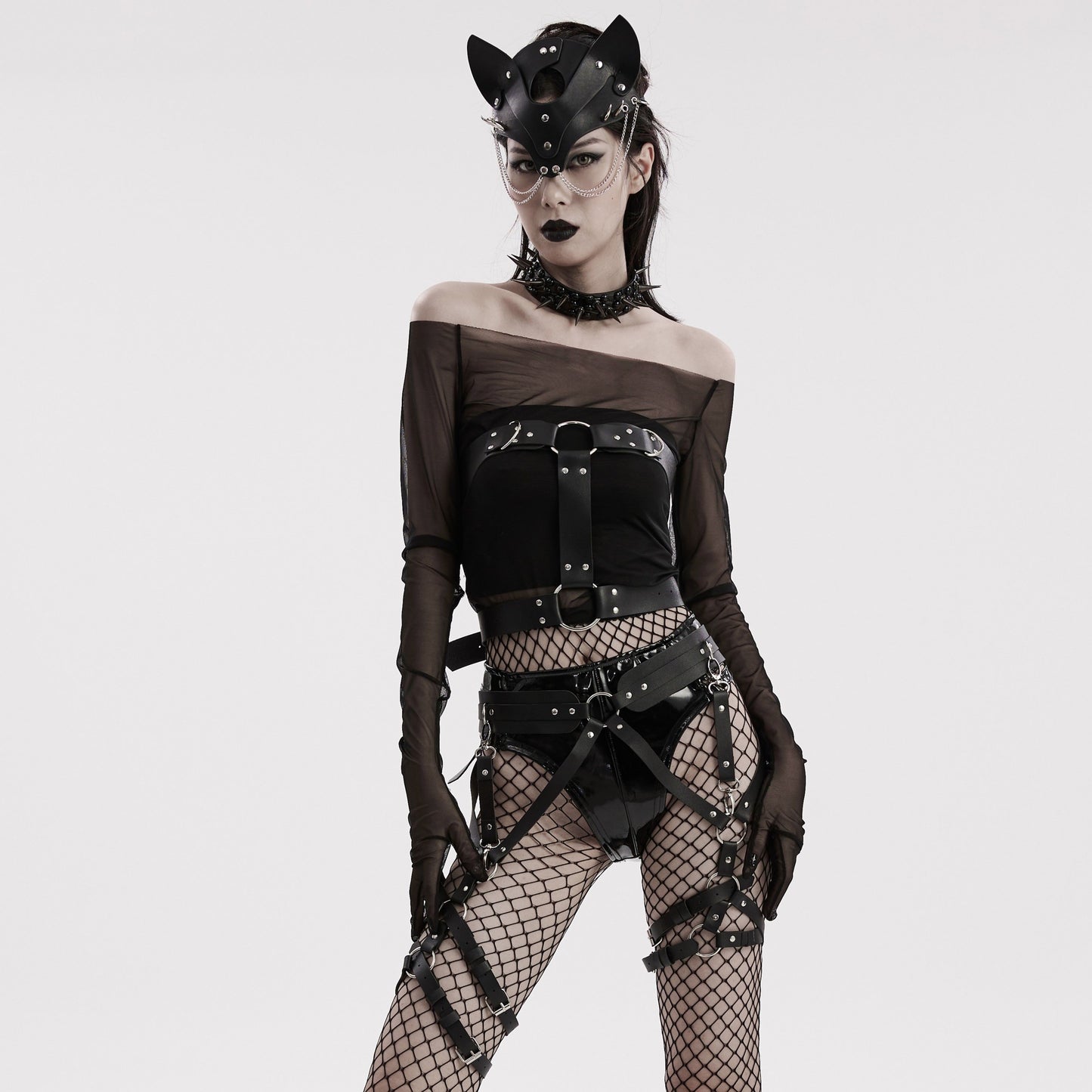 Haunt Me Waist Harness Zwart