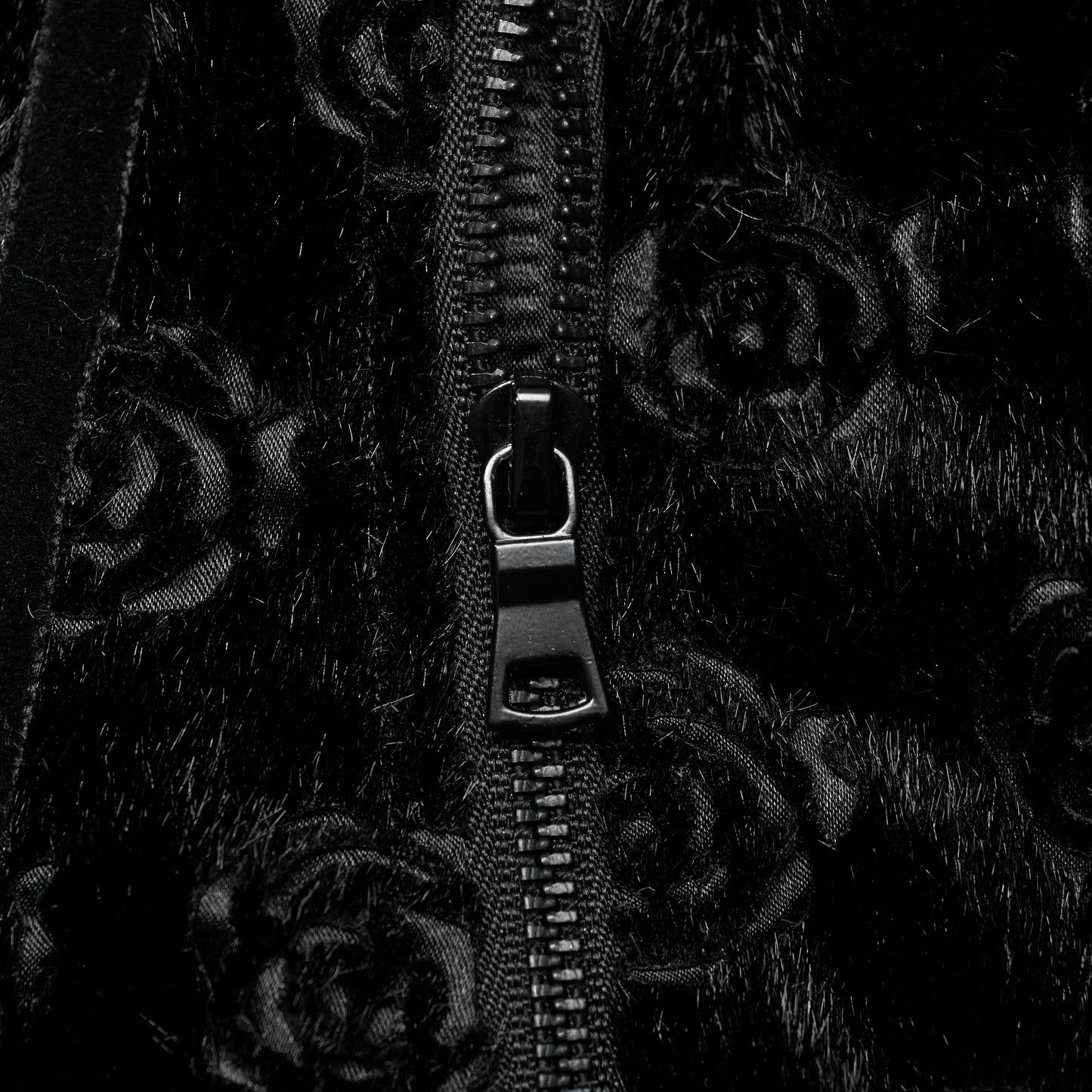 Roses Corset Vest Black
