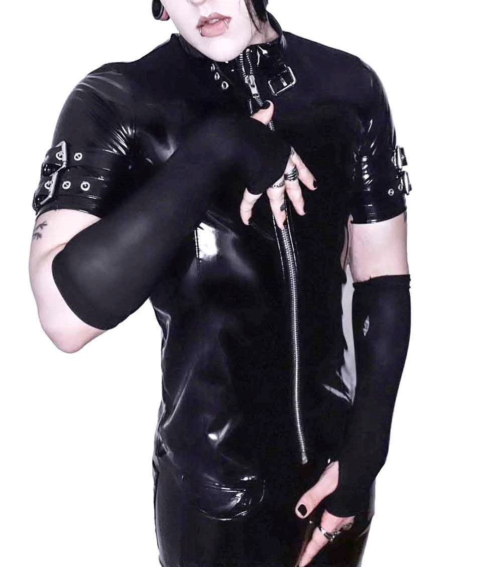Vinyl & Mesh Shirt