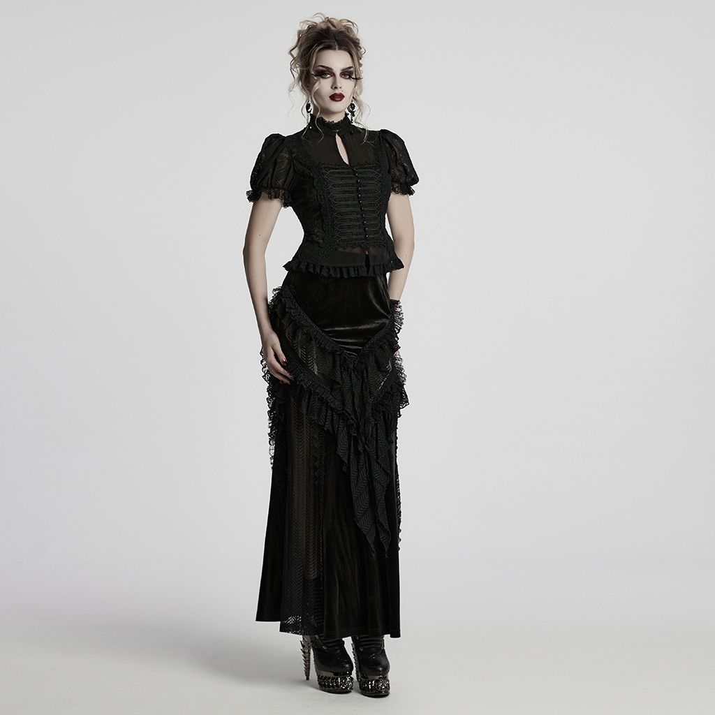 Words Can Hurt Blouse Zwart