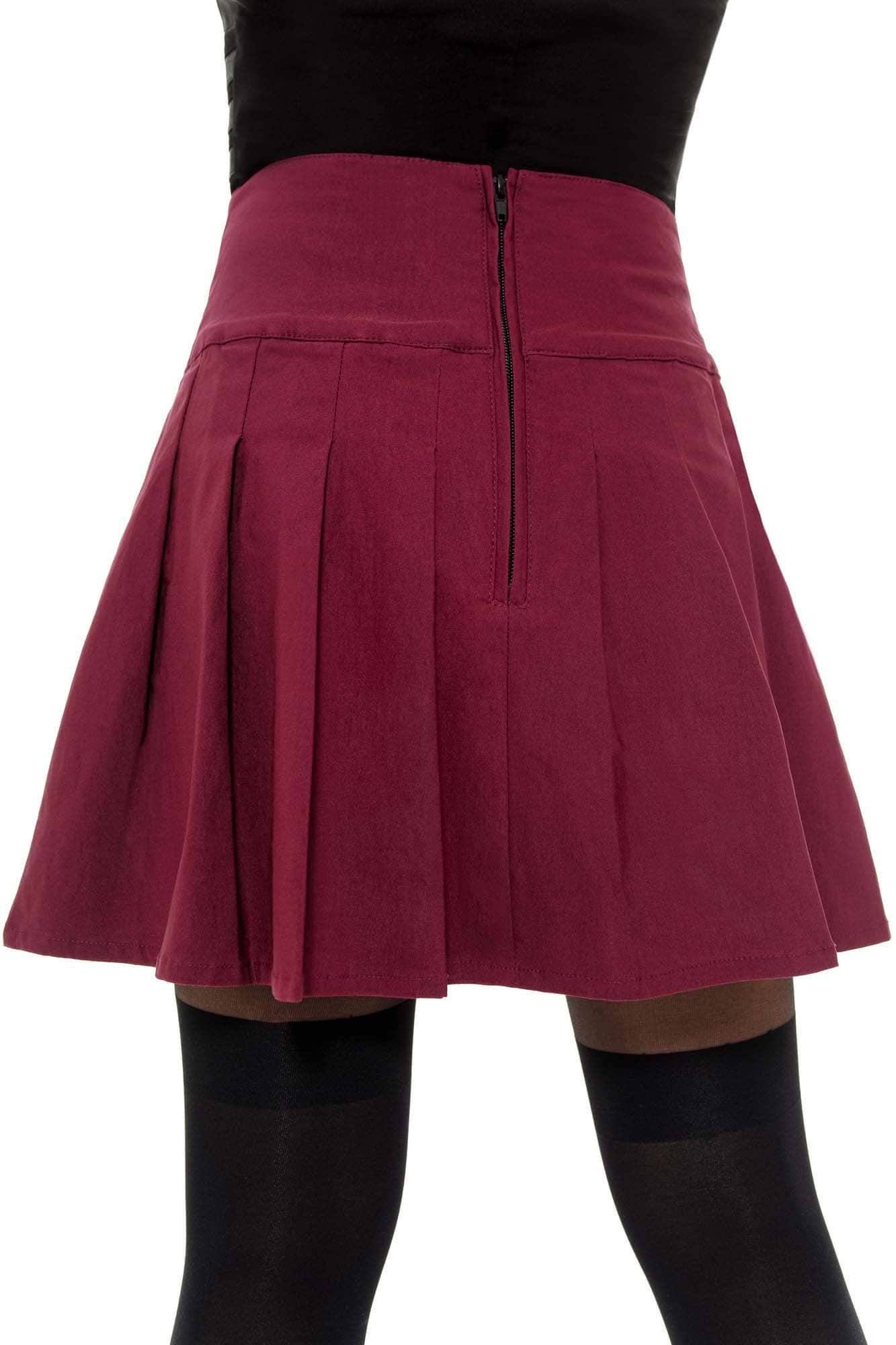 Killstar Dark Academy Mini Skirt Blood