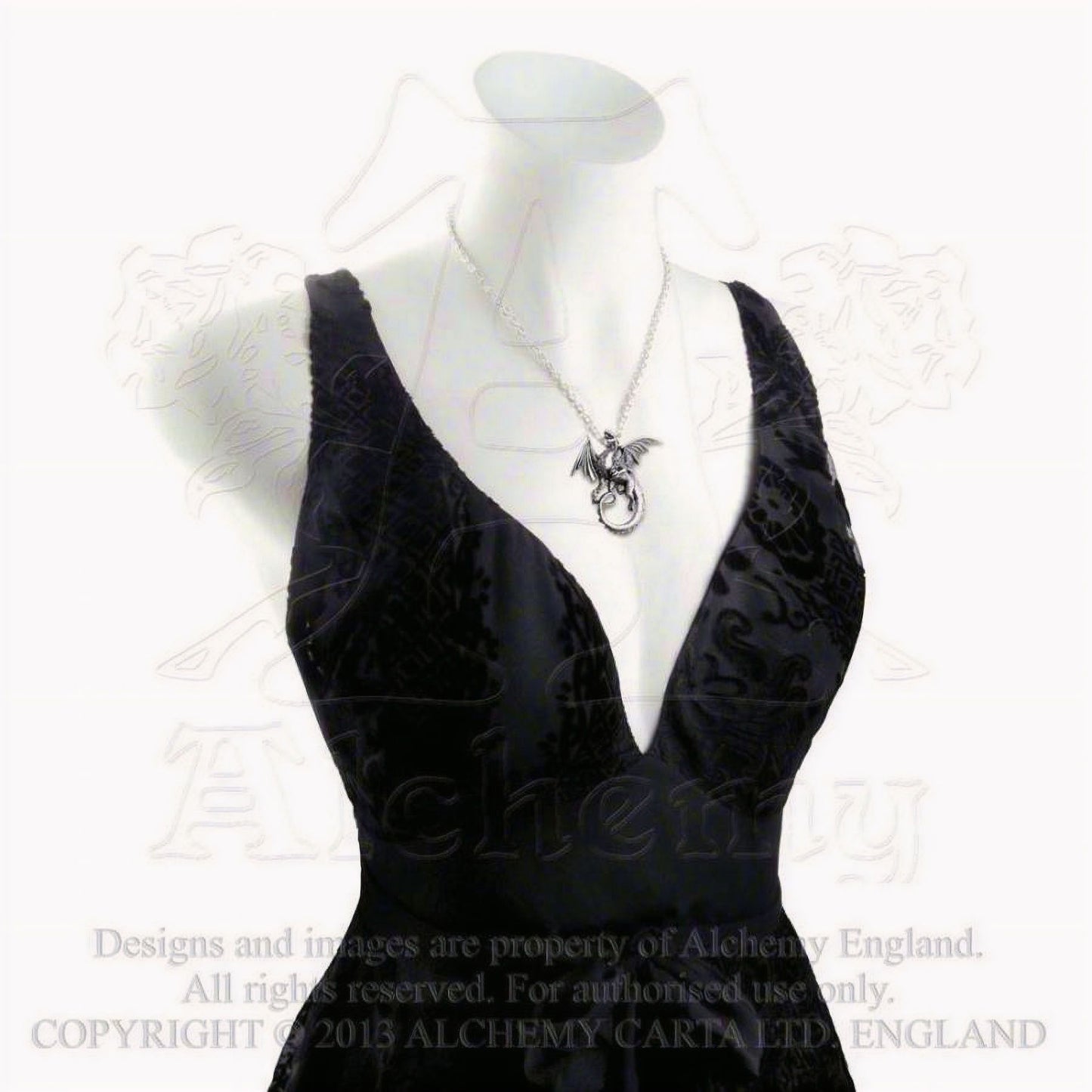 The Whitby Wyrm Pendant - Necklace