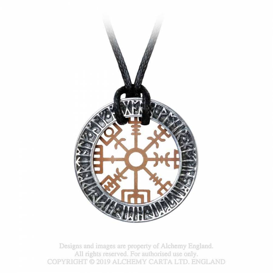 Niu Heimar Vegvisir Hanger - Halsketting