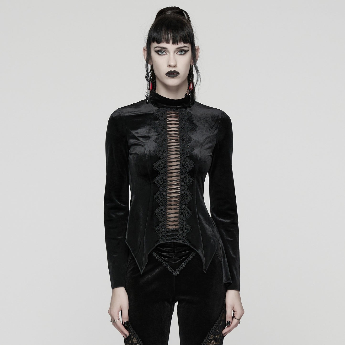 Punk Rave Graveyard Glam Top