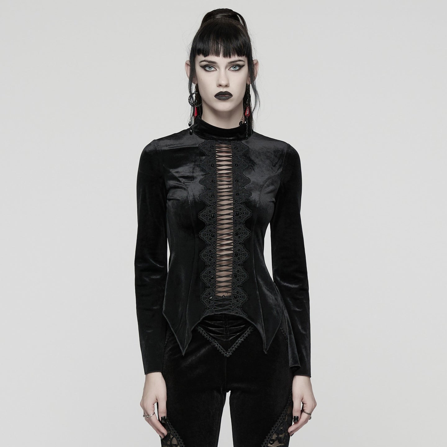 Punk Rave Graveyard Glam Top