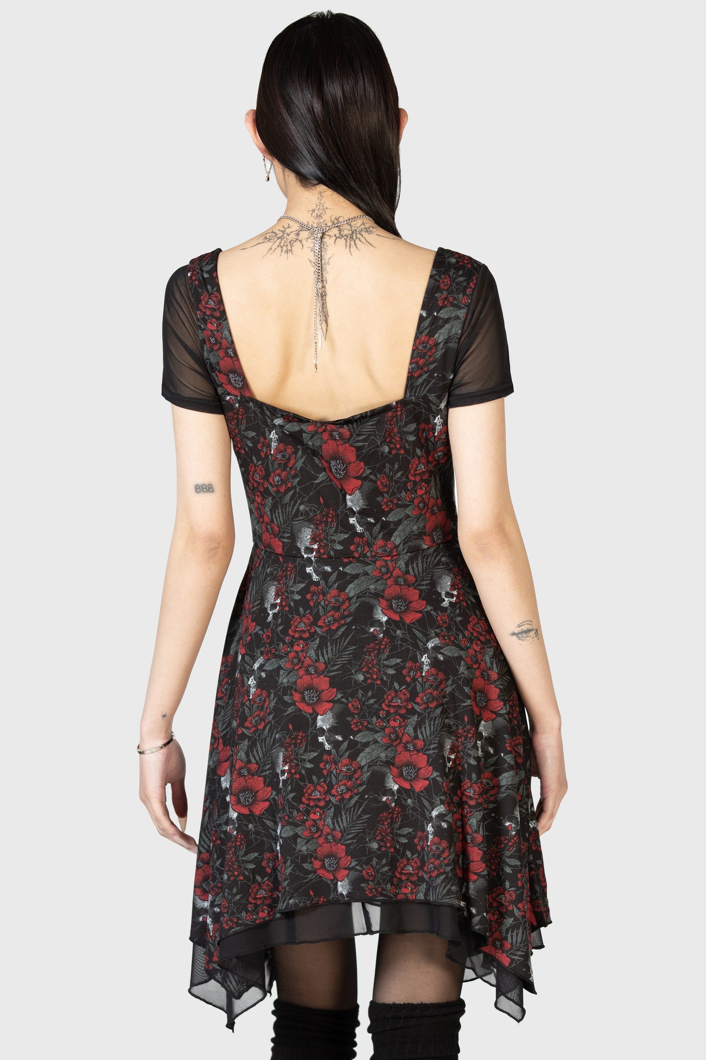 Killstar Crimson Decay Mini Jurk