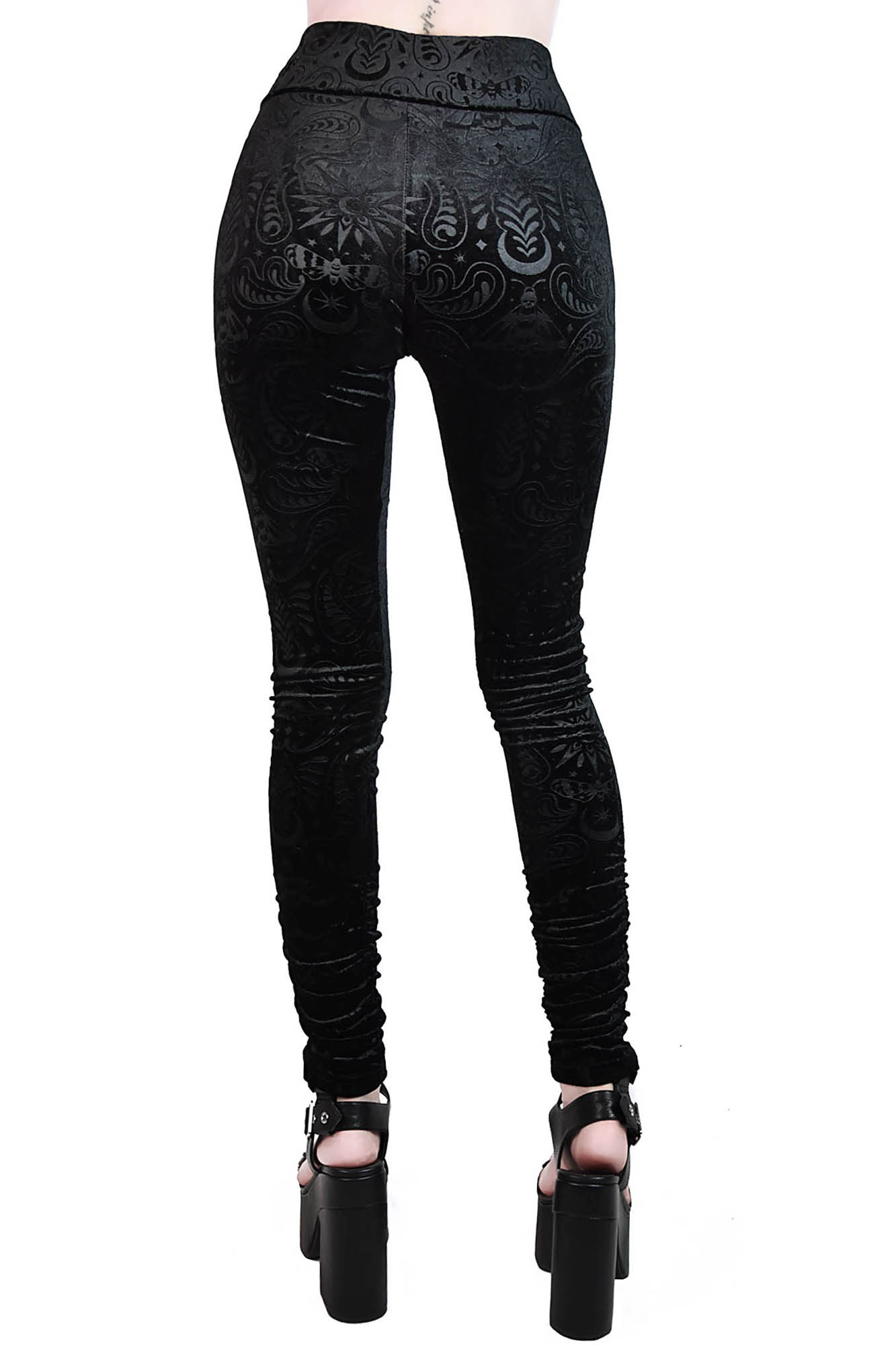 Killstar Dimension Velvet Leggings