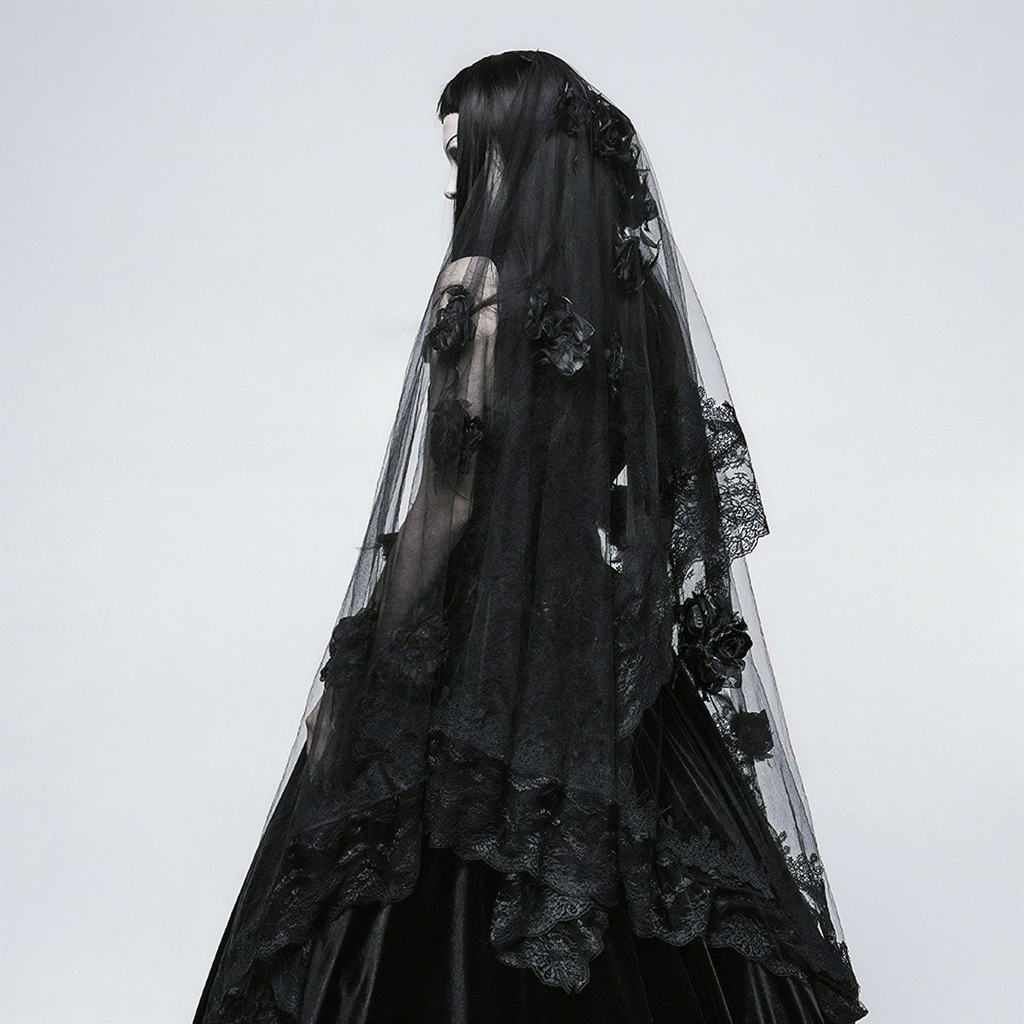 Black Roses Sluier S-224