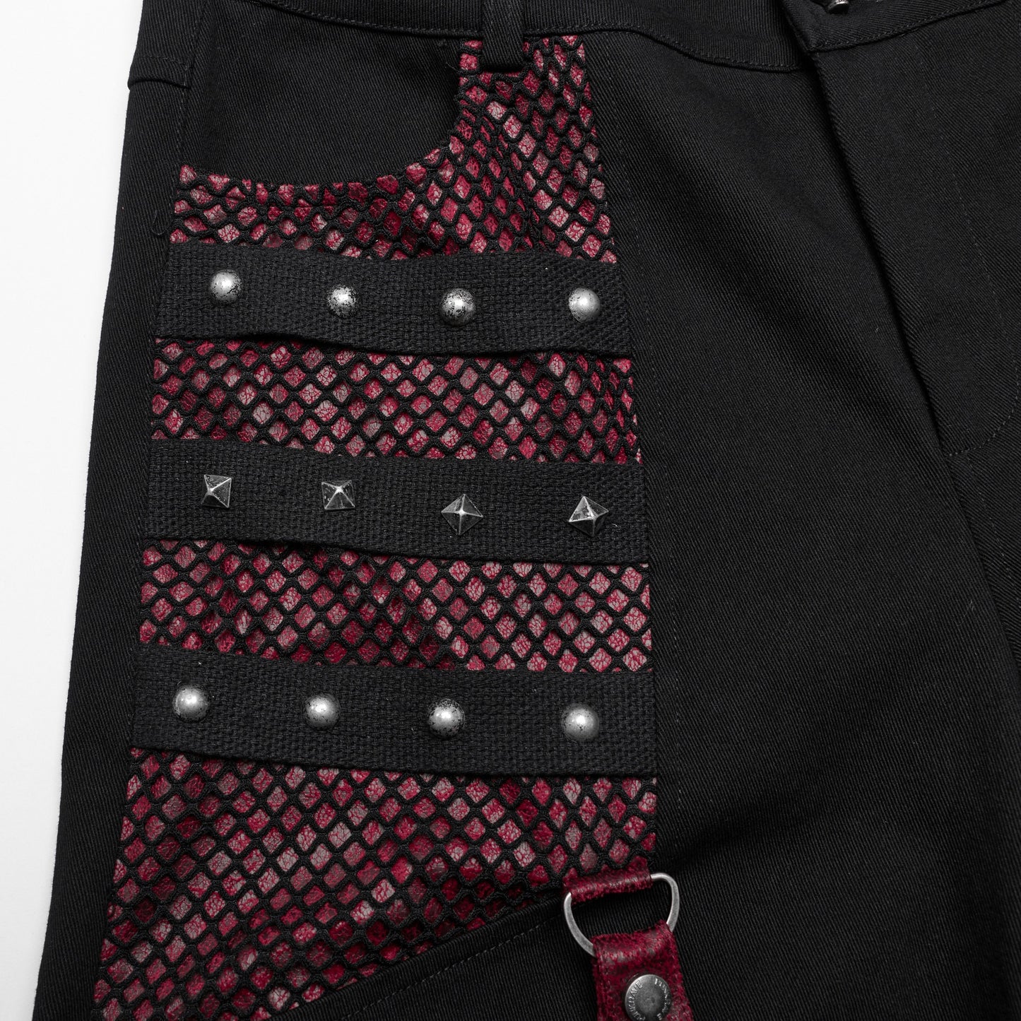 Denying Broek Zwart - Rood