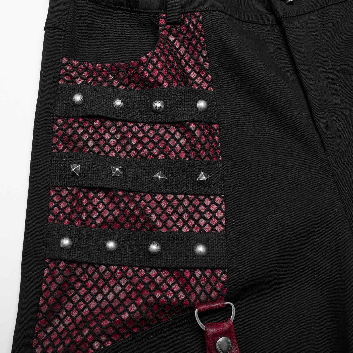 Denying Broek Zwart - Rood