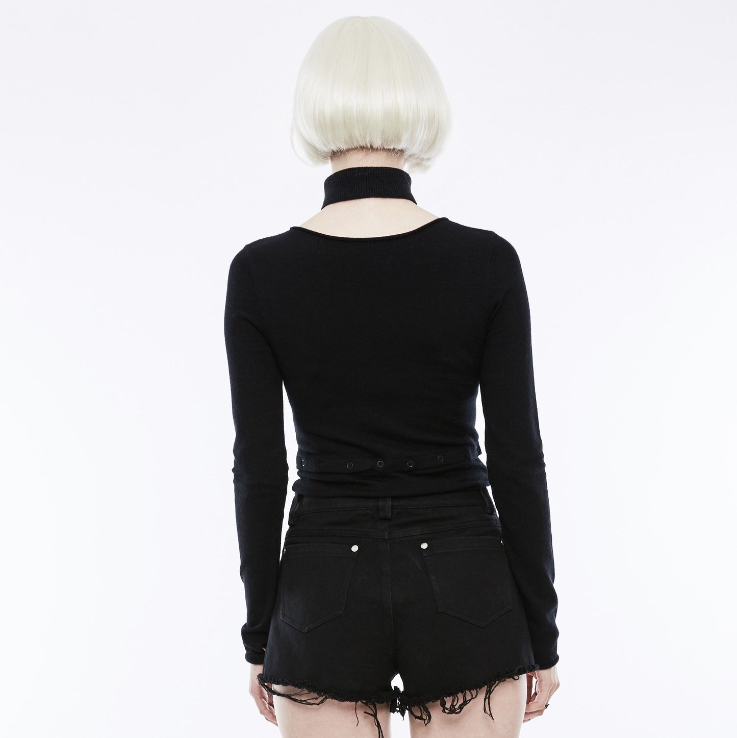 Restless Night Top Zwart