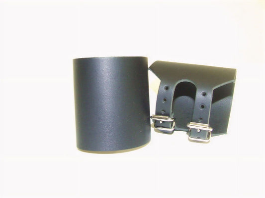 Polsband Zwart Plain 68 mm