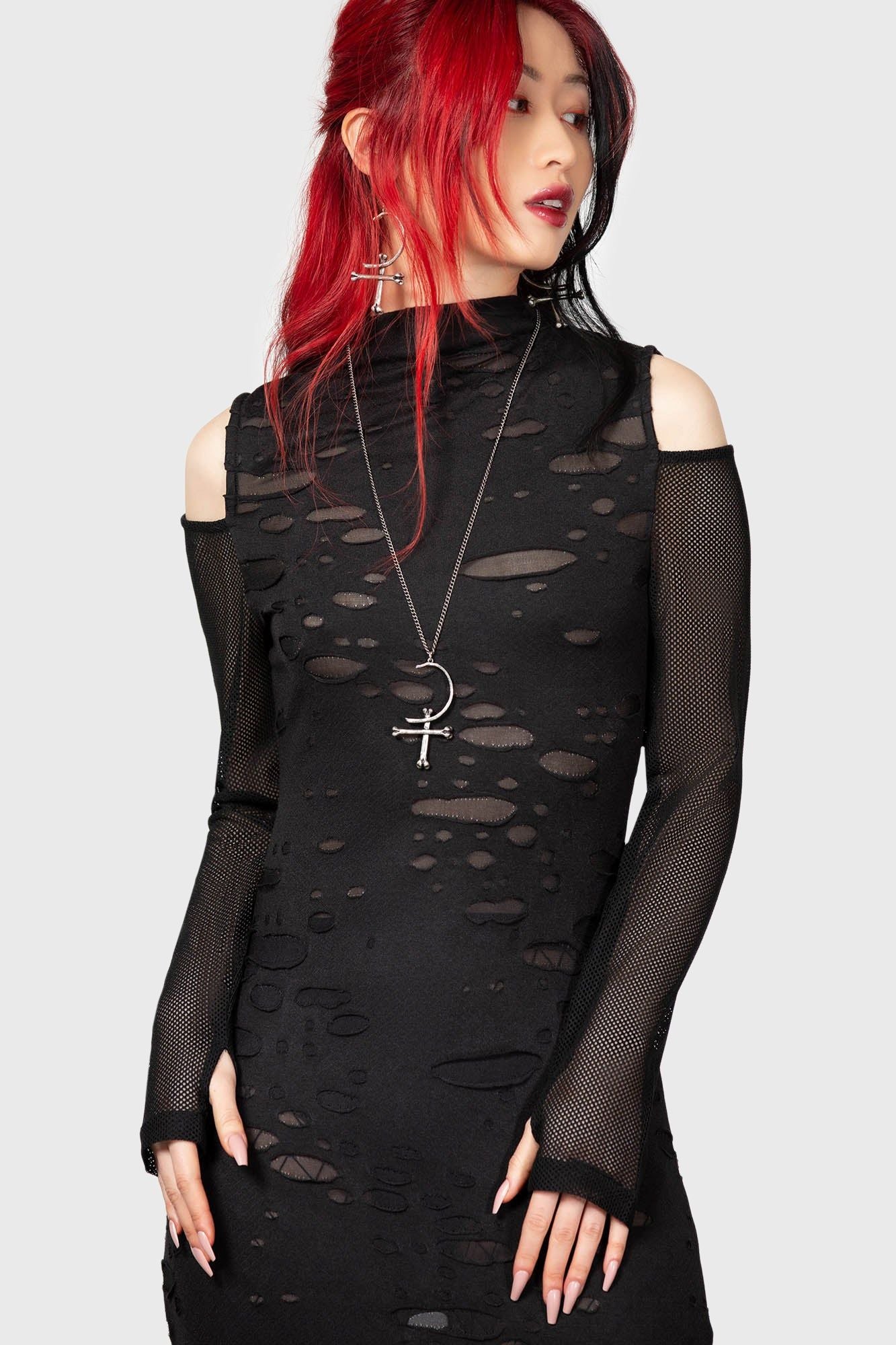 Biters Maxi Dress Black