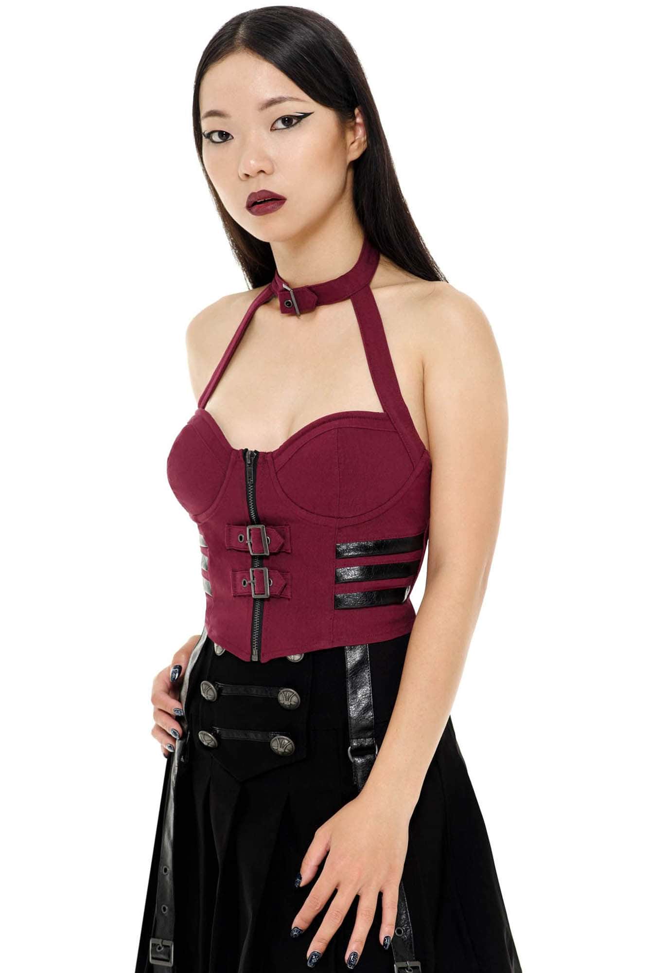 Killstar Night Patrol Haltertop Blood