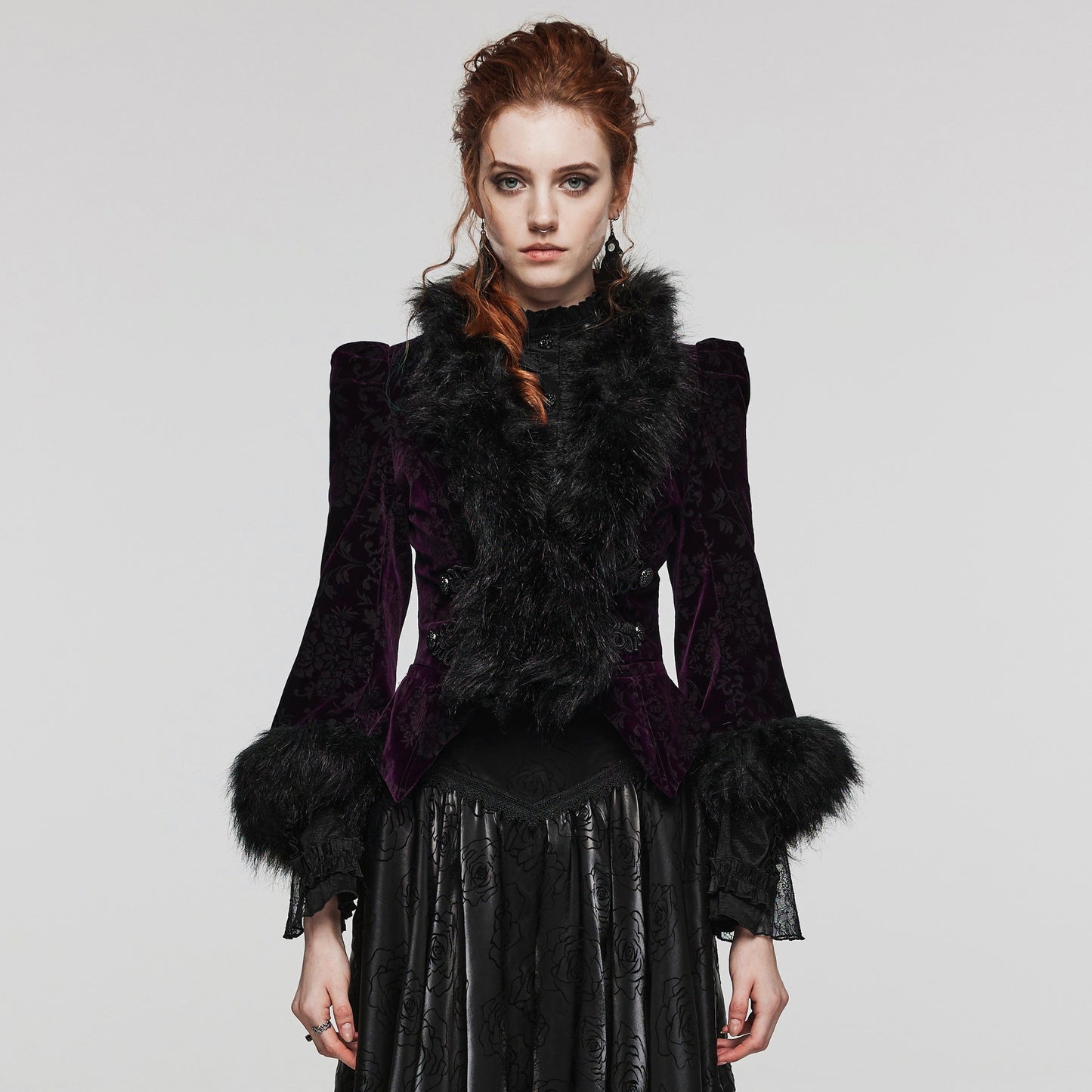 Wanting More Jacket Purple - Black