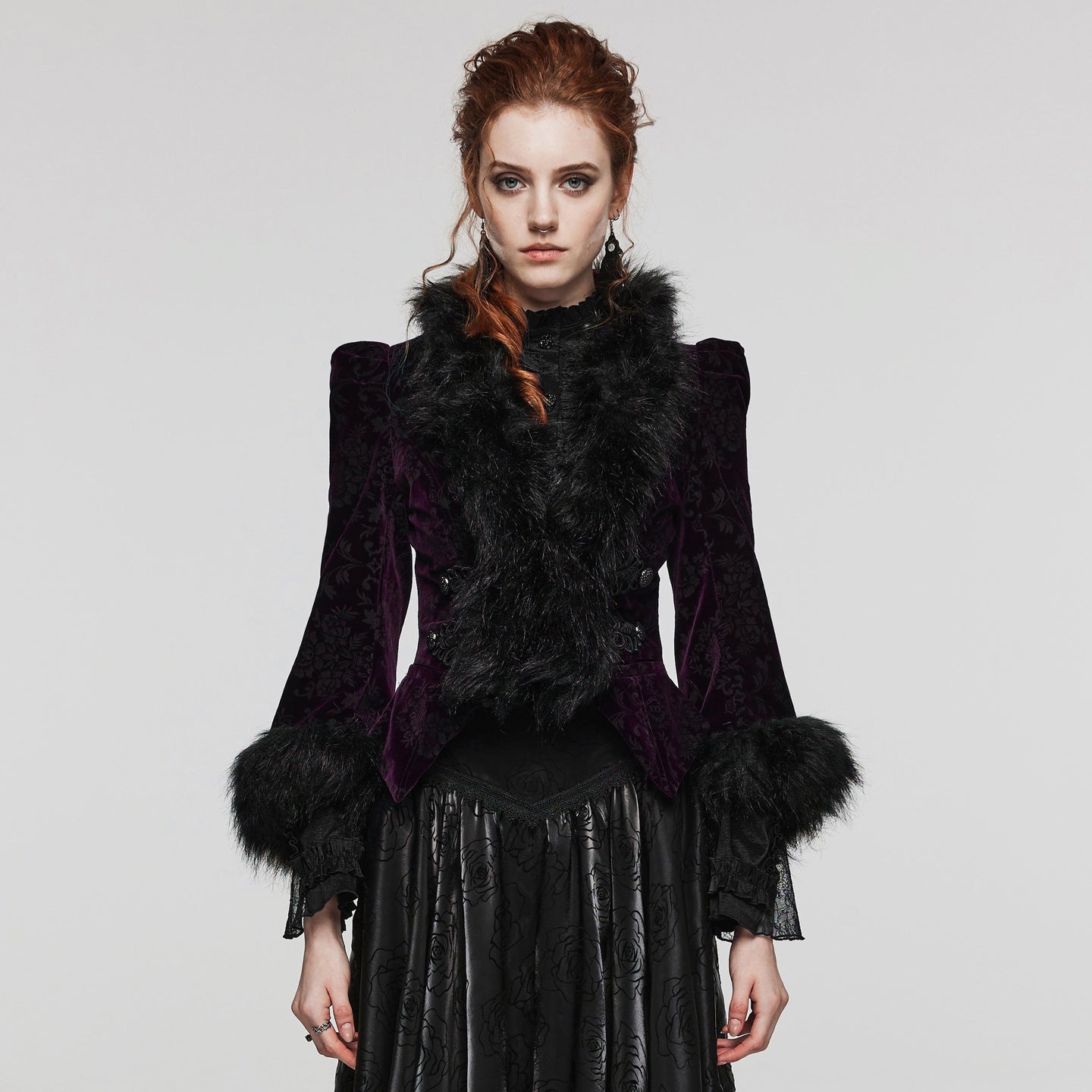 Wanting More Jacket Purple - Black