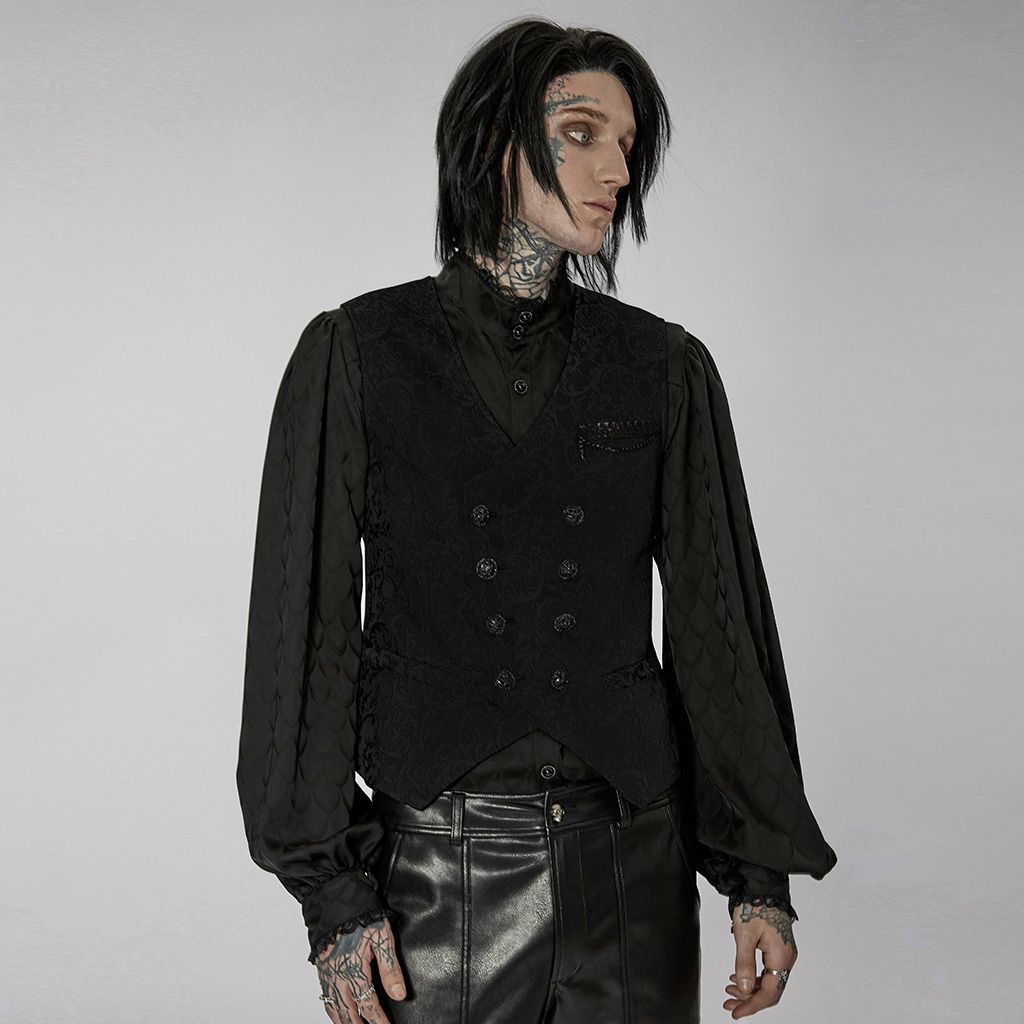 Somebody Waistcoat Black