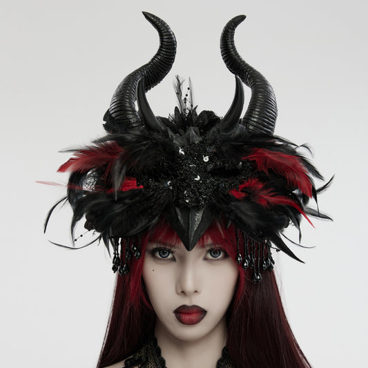 Masquerade Horned Headpiece