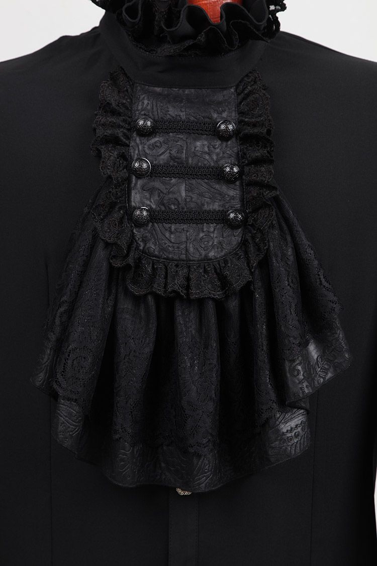 Palace Court Jabot Zwart