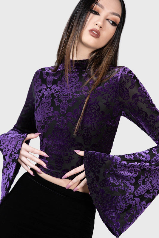 Vassago Long Sleeve Top Purple