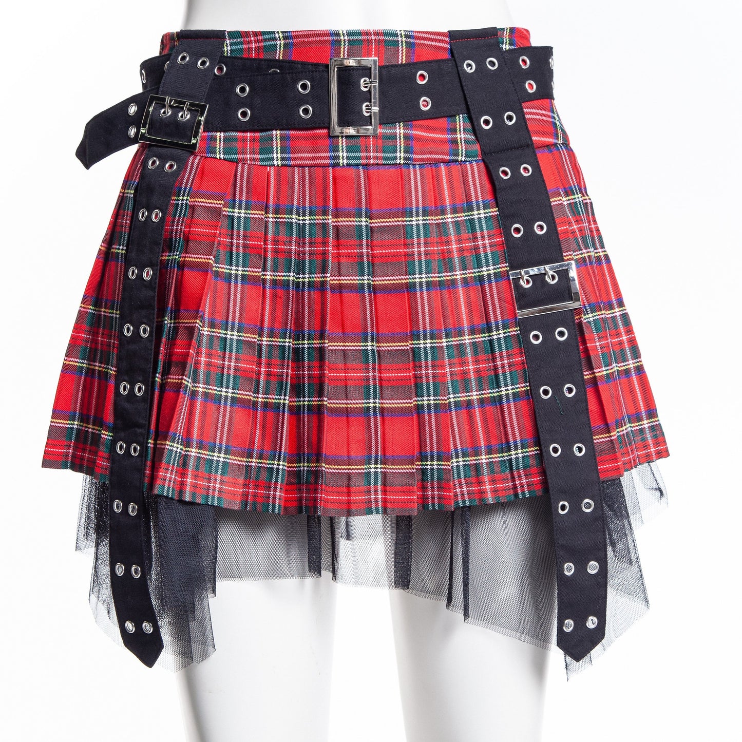 Facts Mini Skirt Red Tartan