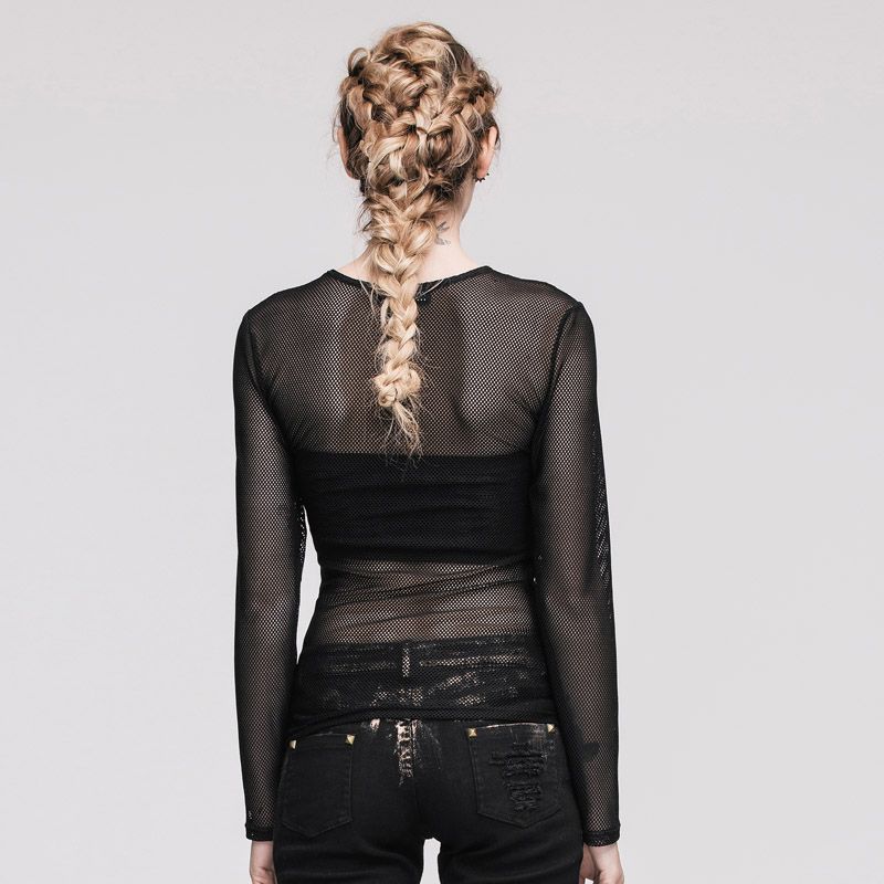 Being Here Fishnet Top