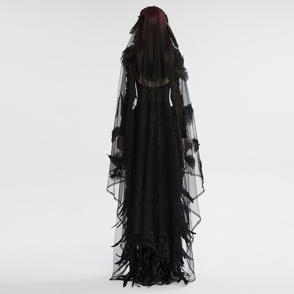 Black Roses Mourning Veil