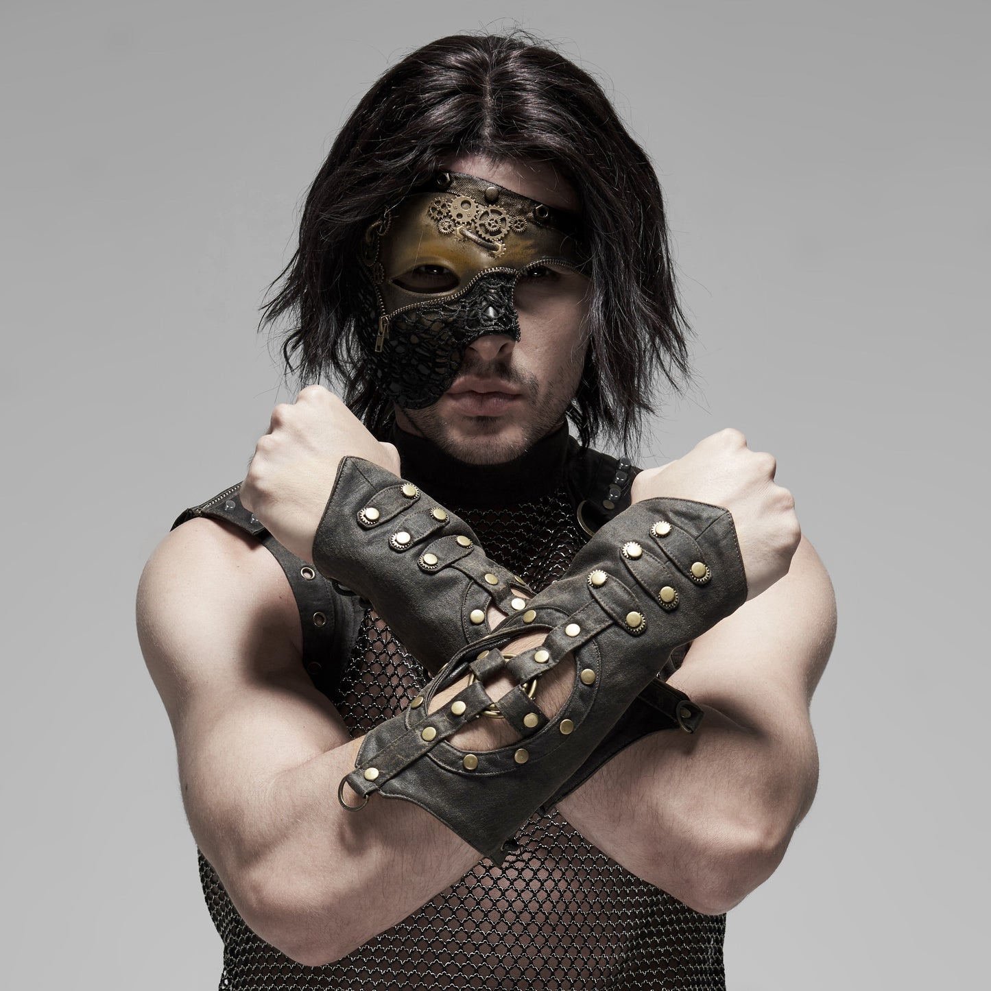 Burning Man Arm Guards Male